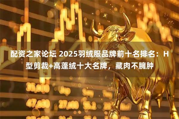 配资之家论坛 2025羽绒服品牌前十名排名：H型剪裁+高蓬绒十大名牌，藏肉不臃肿